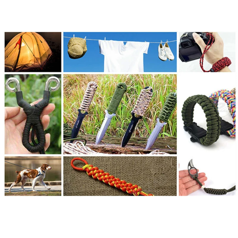 

Outdoor Climbing Rope Equipment Rescue Rope Umbrella Rope 9 Core Lifesaving Missed Outdoor Climbing High Quality Accessory Tools