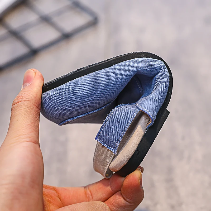 Детские тапки ручной работы из денима на резиновой подошве размеры 21-35 |