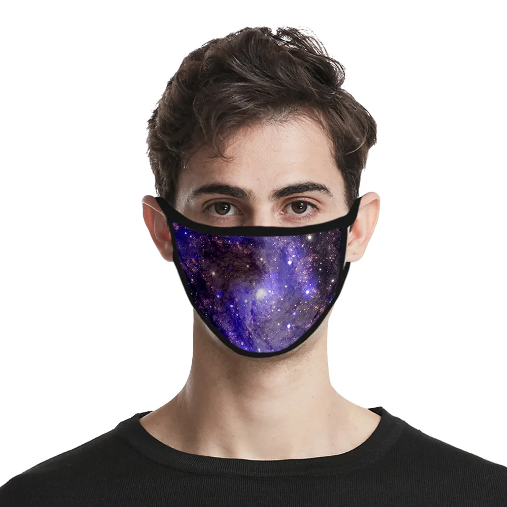 

10pcs/lot Starry Sky Mask Unique Face cover with Earloop mascarillas Dustproof