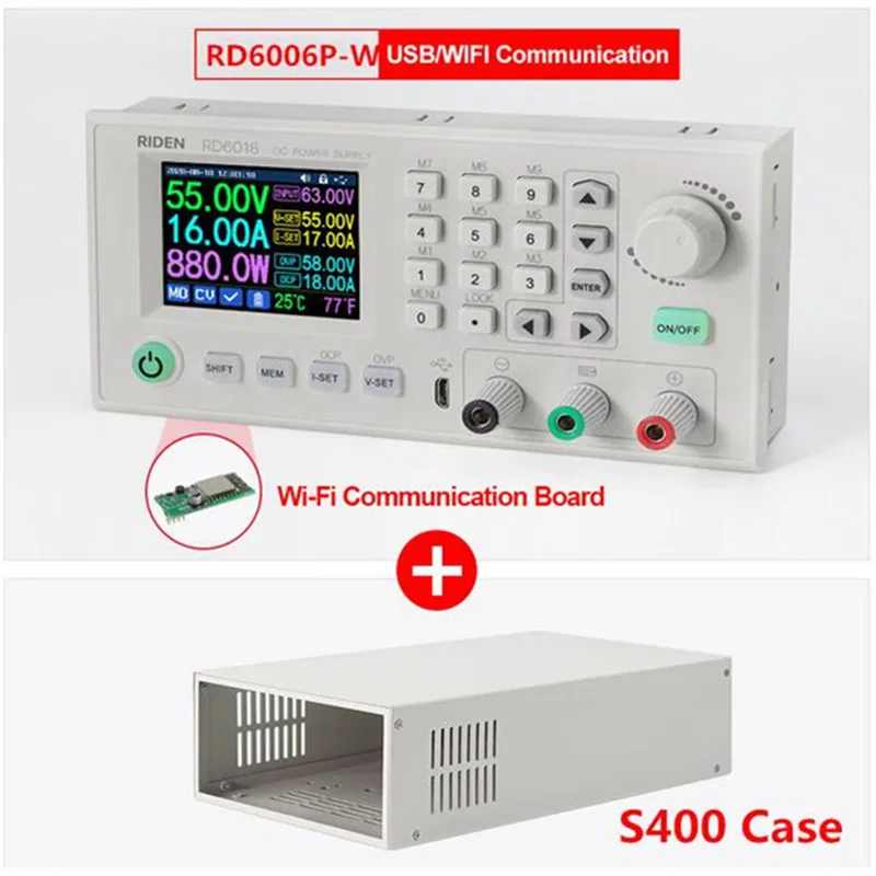 RD RD6006P RD6006PW USB Wi Fi DC напряжение Шаг вниз Модуль питания постоянного тока