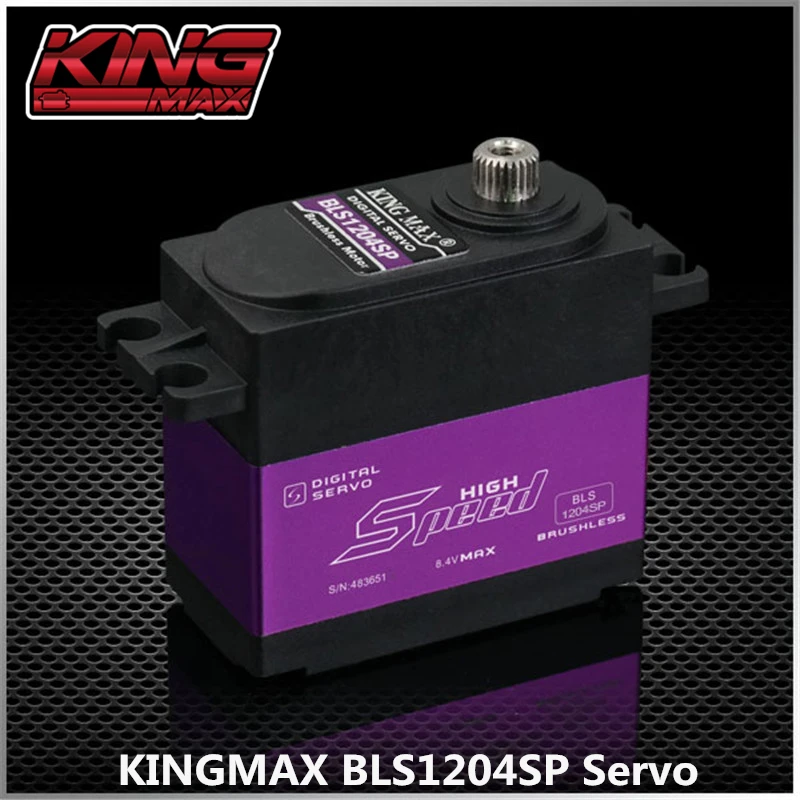 KINGMAX BLS1204SP 62 г 12 кг. См водонепроницаемые металлические шестерни стандартный сервопривод подходит для класса 600-800 вертолет хвост