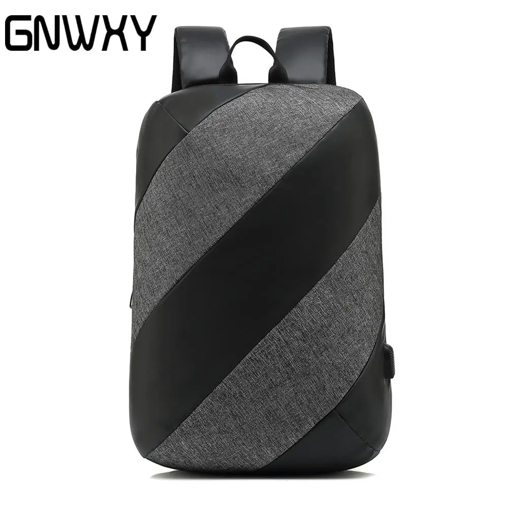 Дизайнерский шов на Для мужчин Повседневное стереоскопического рюкзак с защитой