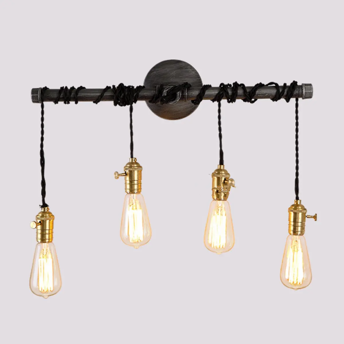 Современный настенный светильник E27 в стиле индастриал винтажный комнатный