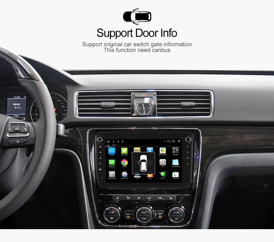 Asottu CDZ8060 android 8,1 автомобильный dvd gps навигатор для skoda для volkswagen golf polo tiguan passat 2 din gps плеер стерео