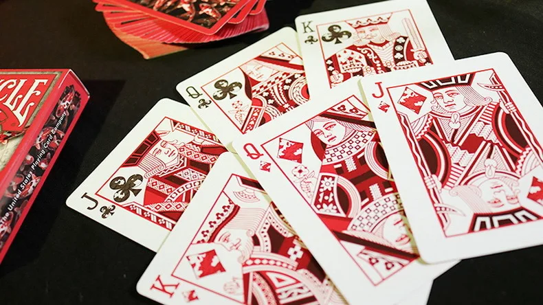 Карточки для игр на велосипеде Koi карп колода покера размер USPCC лимитированный