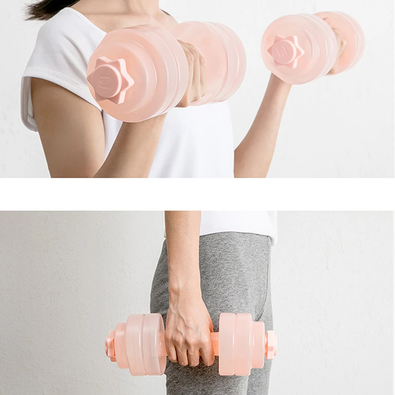 Гантели одиночные портативные однотонные безопасные Нескользящие гантели для