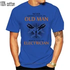 2019 горячая Распродажа, 100% хлопок, электрик-никогда не недооценяет стариков, кто, стандартная футболка унисекс (S-5XL)
