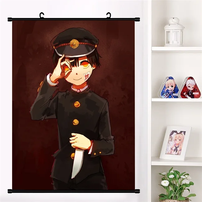 F Аниме Туалет-Hanako-кун Jibaku Shounen аниме настенные настенный плакат отаку коллекция домашнего декора искусство подарок - Цвет: F