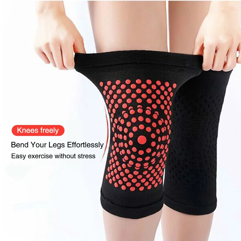 

Self Heating Support Knee Pad Knee Brace Warm for Arthritis Joint Pain Relief Injury Recovery Belt Knee Massager Leg Warmer