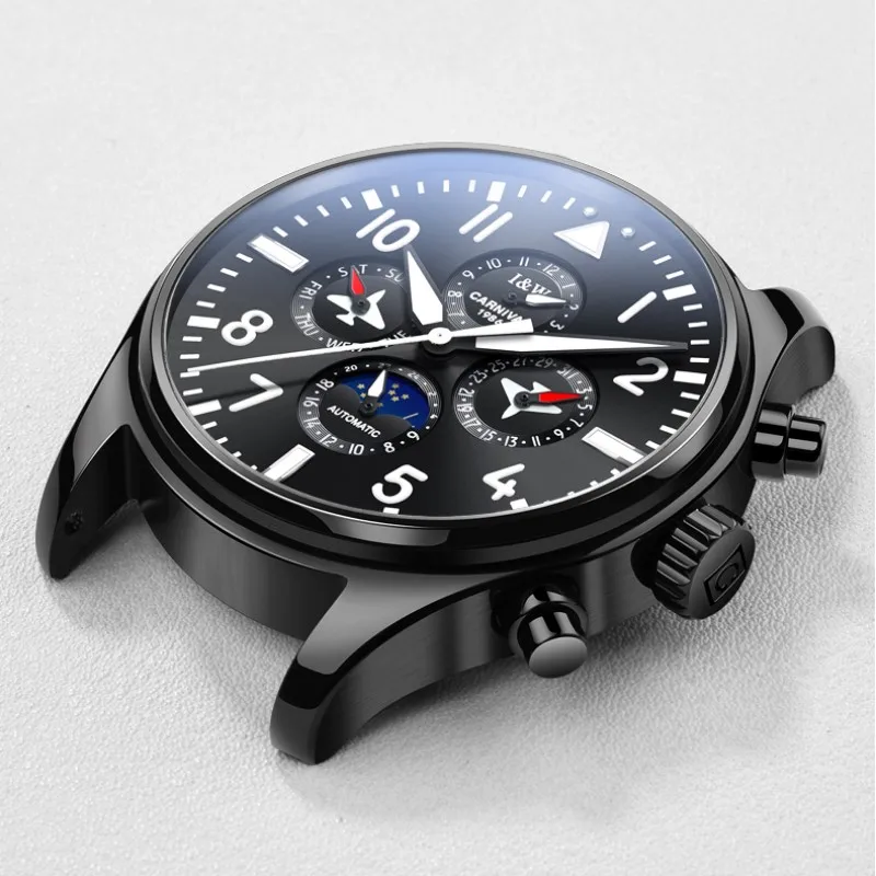 Швейцарские карнавальные мужские часы Топ бренд Роскошные многофункциональные