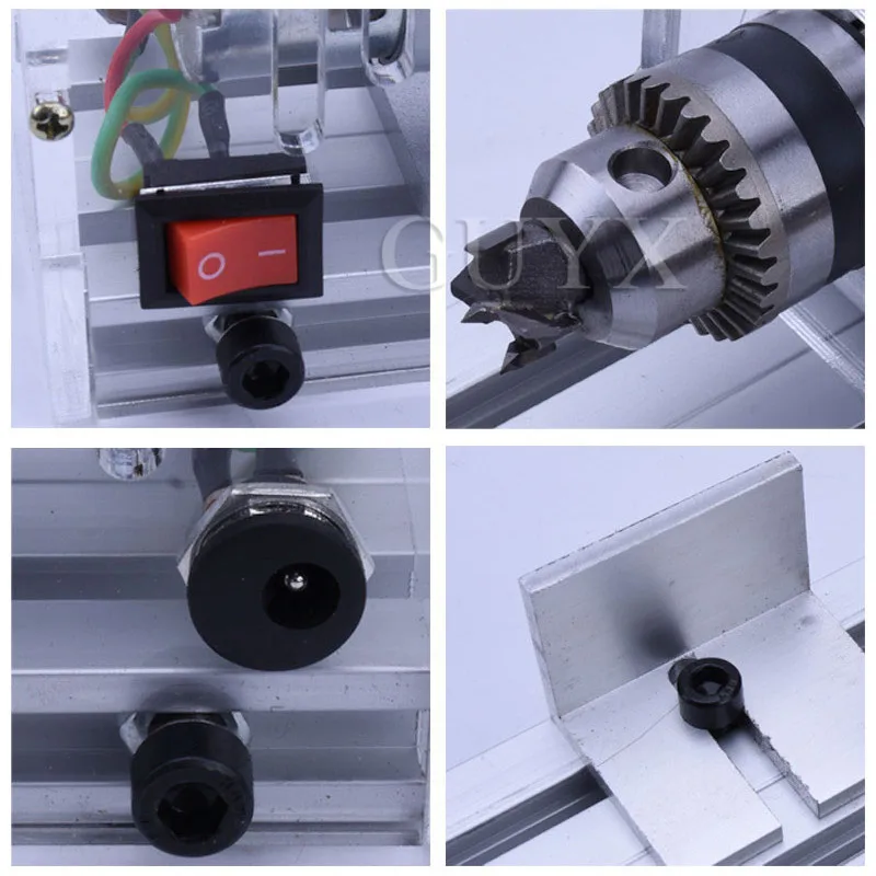 

Small Miniature Beads Metal Wood Lathes Polished Cutting Beads Mini DIY Woodworking Lathes