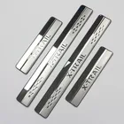 Накладка на порог двери из нержавеющей стали для Nissan X-Trail, X-Trail, XTrail T32, 2014-2017 гг., накладка на педаль, аксессуары для стайлинга автомобиля