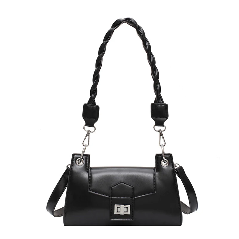 

Роскошная женская сумка через плечо, брендовая дизайнерская дамская сумка-мессенджер, новинка 2020, сумки с замком, женские сумки-тоуты из выс...