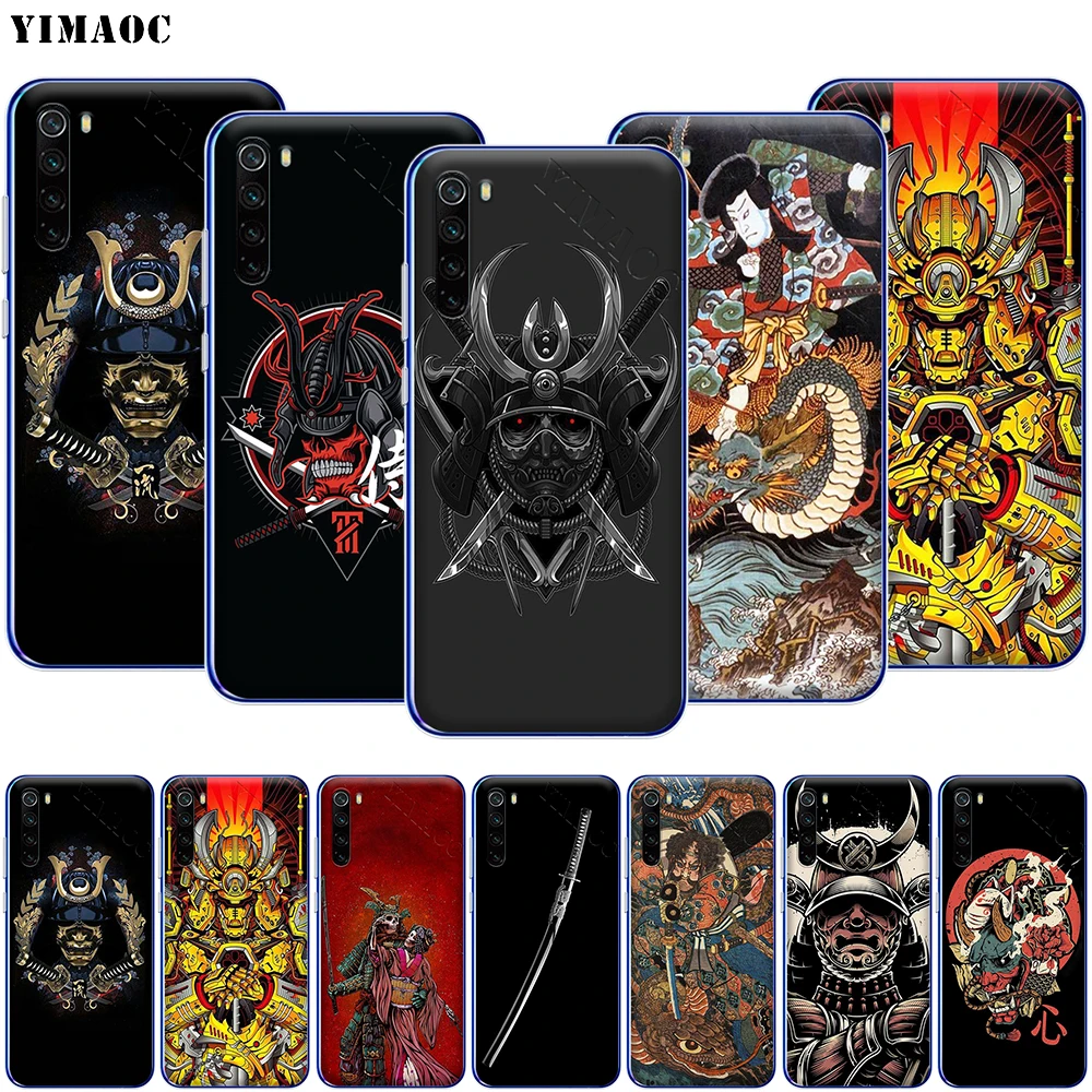 Чехол для телефона YIMAOC с японским Самураем Xiaomi Redmi Note 8 8A 7 6 5 5A Pro 4X 4A Prime Plus|Бамперы| |