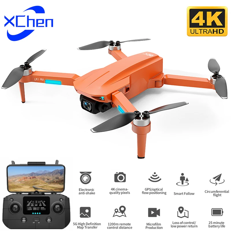 

2021 New L700 Pro GPS Drone with 4K HD Dual Camera Wide Angle Brushless Professional WiFi 5G FPV RC Quadcopter Helicopter L900