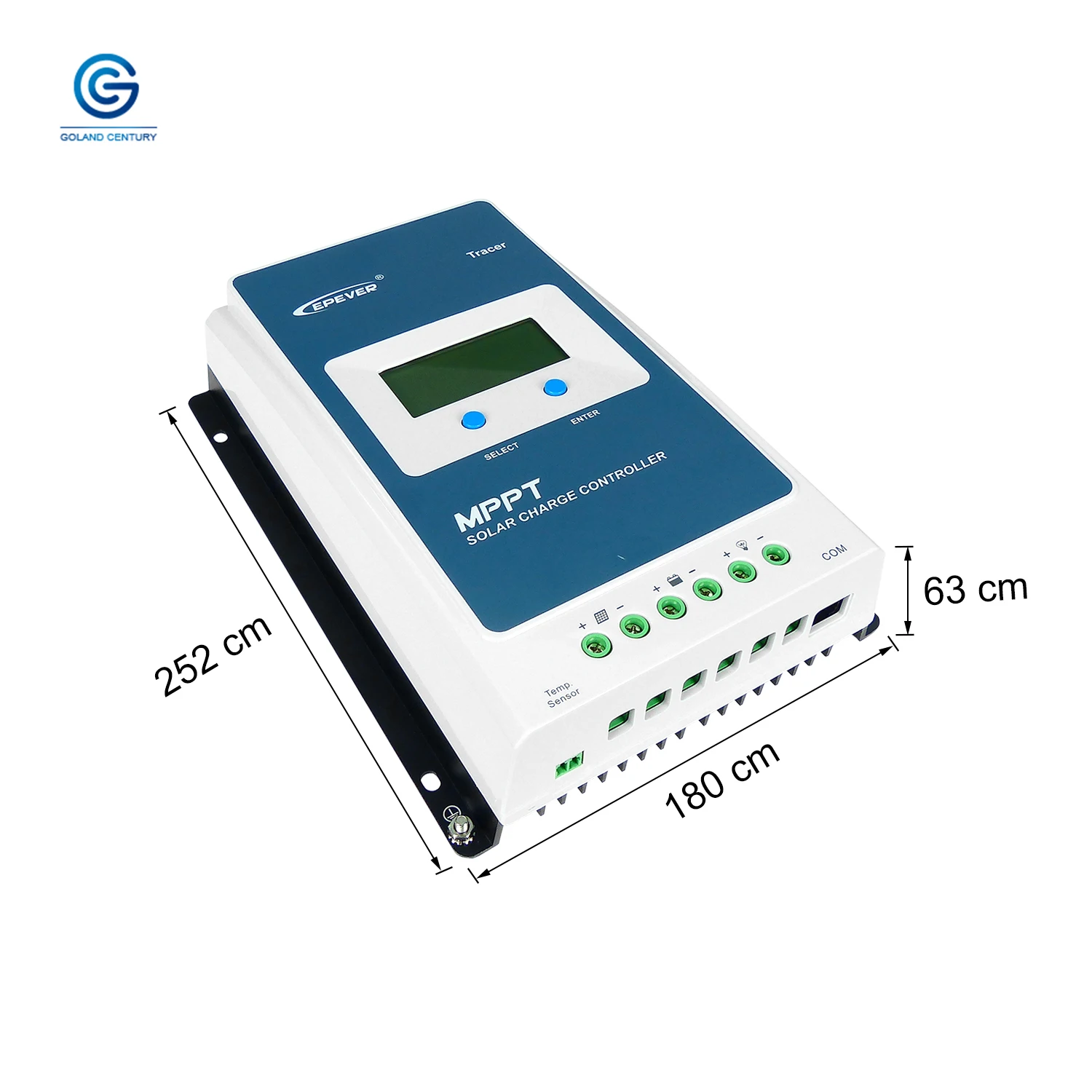 EPEVER MPPT Солнечный контроллер 40A, 12 V/24 V общее отрицательное заземление, макс PV 100 Входная мощность 520 W/12 V, 1040 W/24 V Tracer 4210an