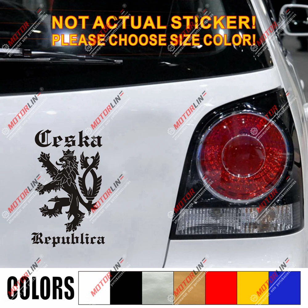 Чешка Чехия наклейка с изображением Льва стикер автомобиля винил выбрать размер