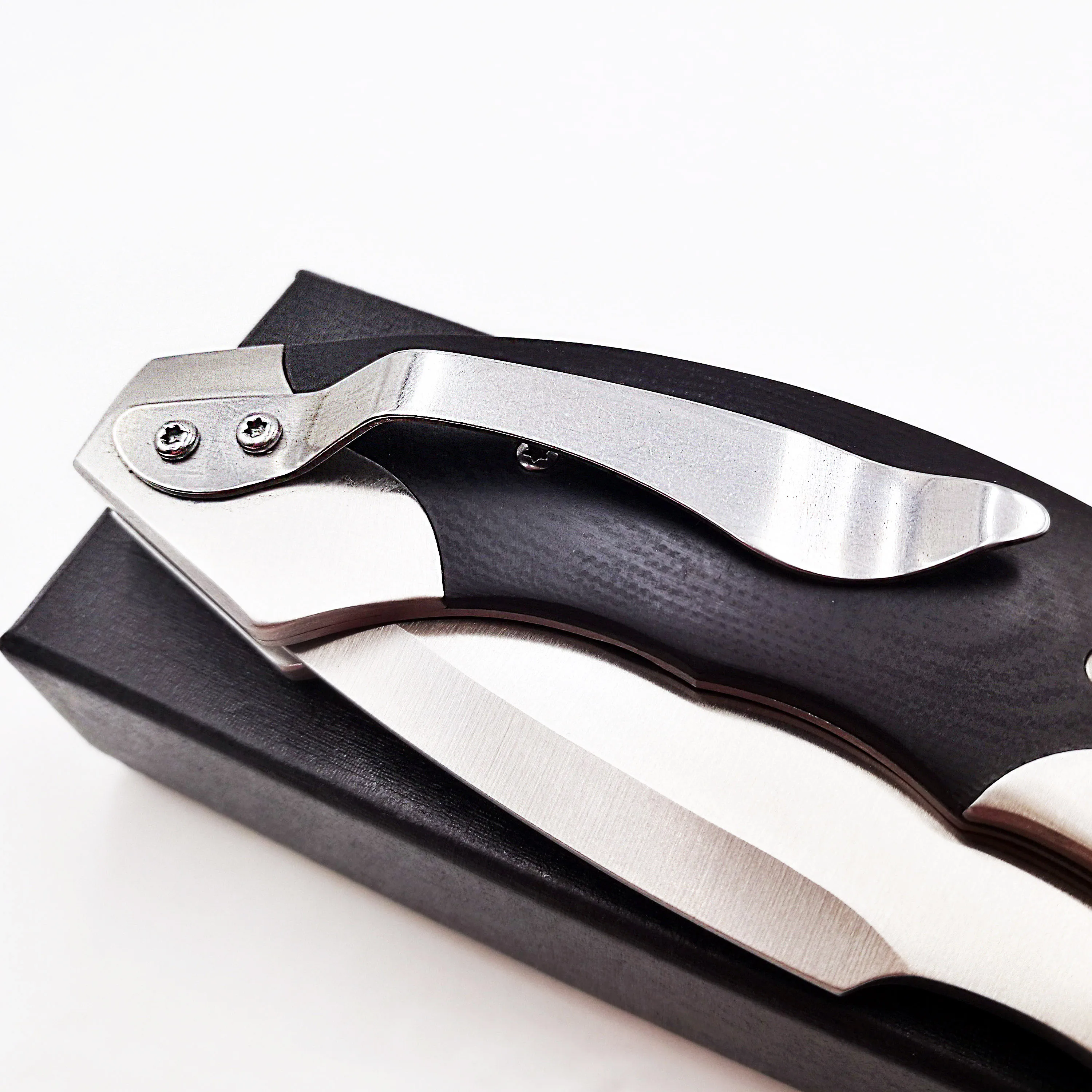 Тактический складной нож JSSQ карманный Клинок с лезвием из стали 9Cr18Mov рукояткой G10