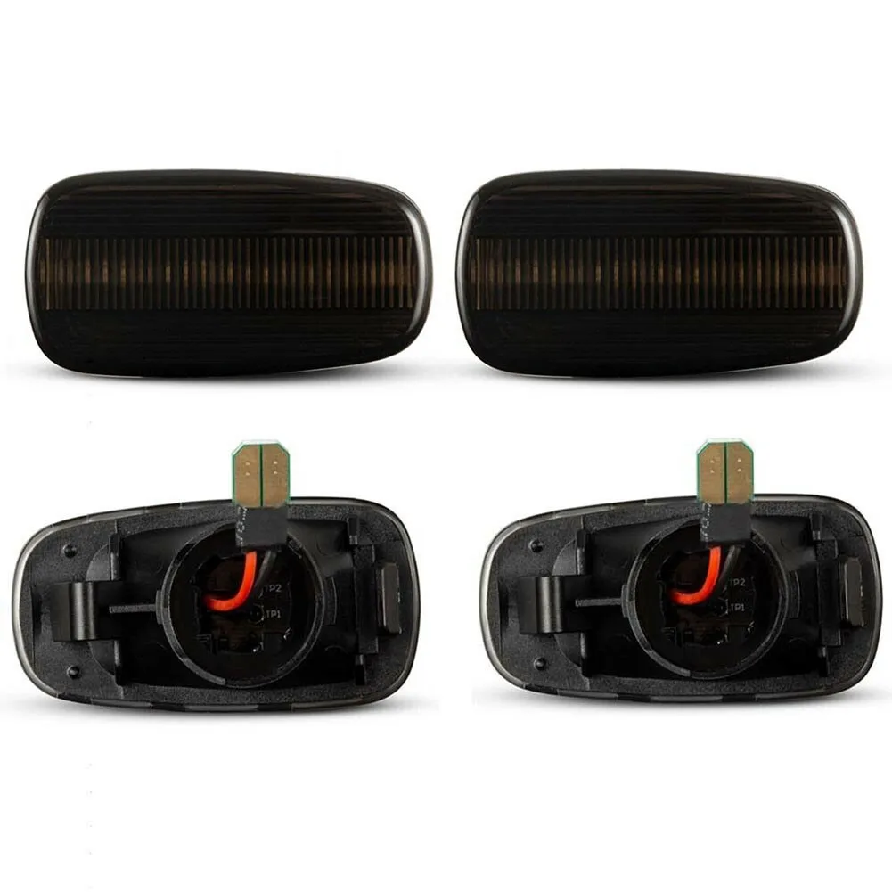 

2 *Smoke Lens Dynamic LED Side Marker Blinker Light Lamp For 2004-2006 S-Cion XB Auto Parts, Headlights, Turn Signals