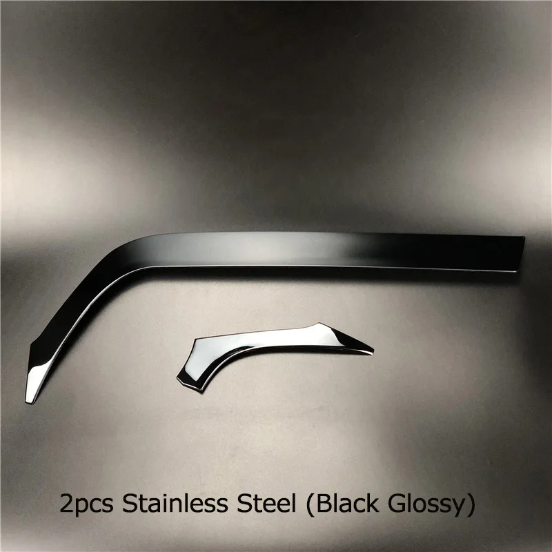 black glossy 2pcs Авто-Стайлинг 2 шт./компл. авто-Стайлинг подсветки перчаточного ящика крышка наклейка чехол для Kia K2 РИО 2011- авто аксессуары - Название цвета: black glossy 2pcs