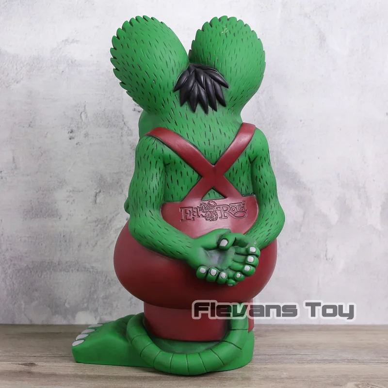 

Rat Fink Mouse PVC Collectible Figure Statue Model Toy Super Big Size 32cm