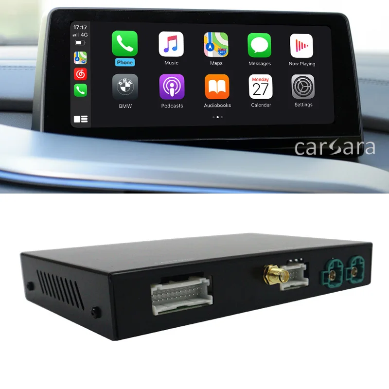 Ios13 CarPlay dongle Android автомобильный бокс для BMW i8 I12 2014 2017 с системой NBT поддержка