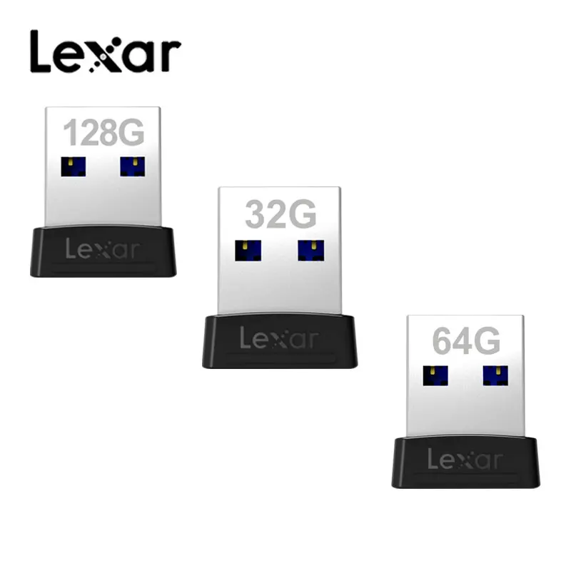 Lexar JumpDrive S47 флеш-накопитель Usb 3,0 128 Гб 64 ГБ 32 ГБ бит AES высокоскоростной Мини Авто Usb флэш-накопитель