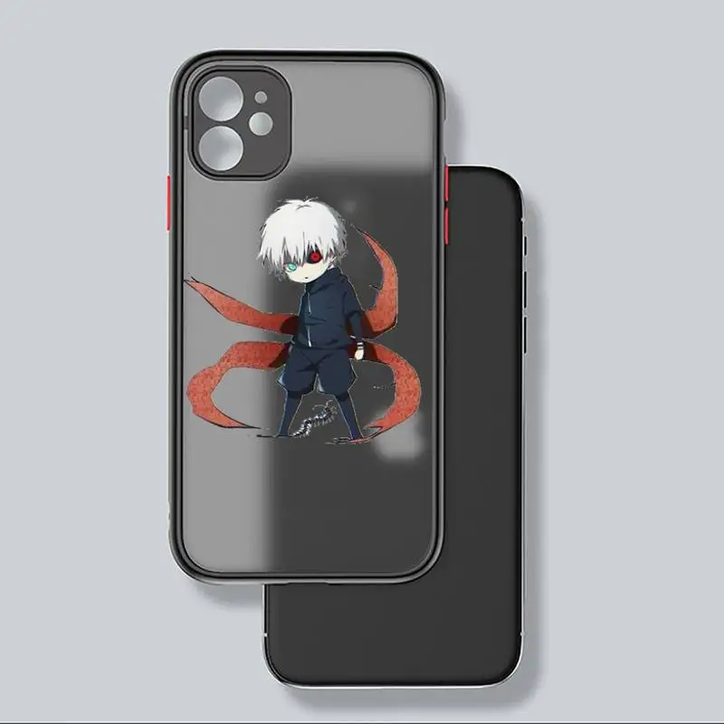 

Tokyo Ghoul Phone Case black matte transparent For iPhone 7 8 x xs xr 11 12 pro plus mini max Clear Funda