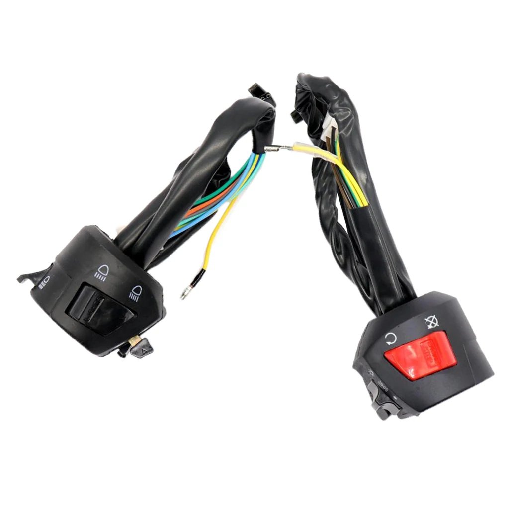 2 шт. переключатель руля 7/8 '' сигнал поворота запуск дальнего/ближнего