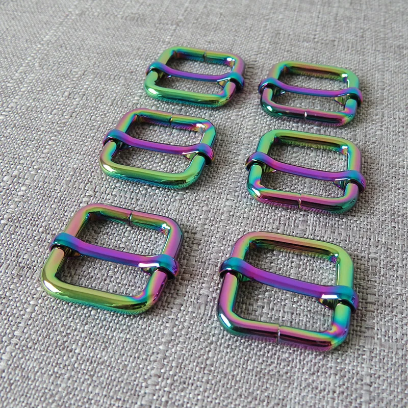 100 шт. 20 мм Прочный металлический регулятор слайдер сумка кошка собака ошейник