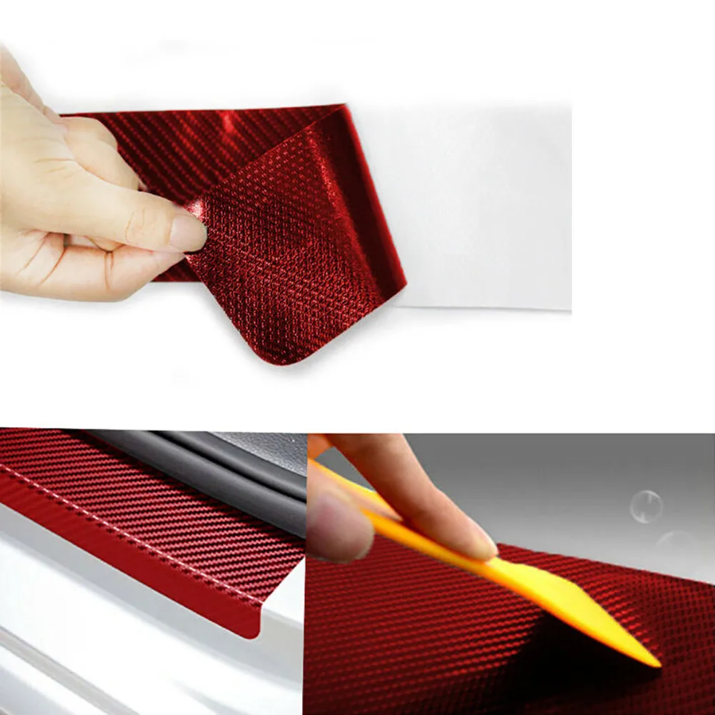 

Car Sticker Car Door Carbon Fiber Scuff Sill Universal 3D High Quality