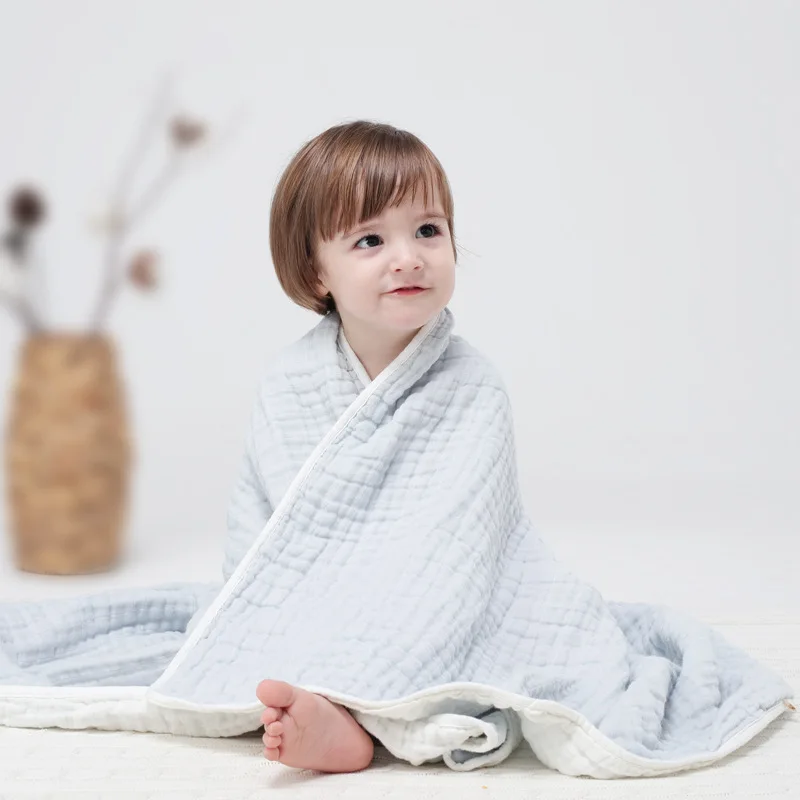 Чистый хлопок Муслин 100% детские пеленки мягкие одеяла для новорожденных Ванна