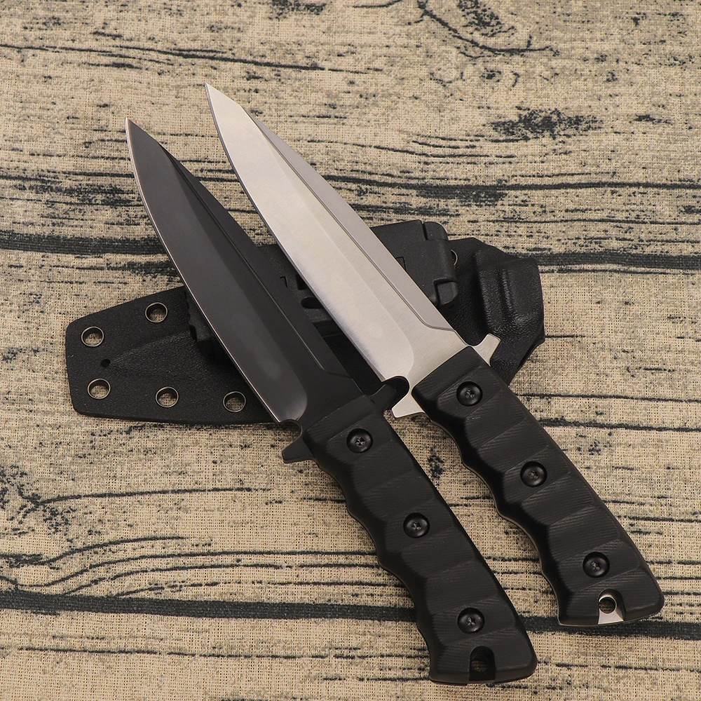 Острый прямой нож высокой твердости портативный инструмент для выживания в