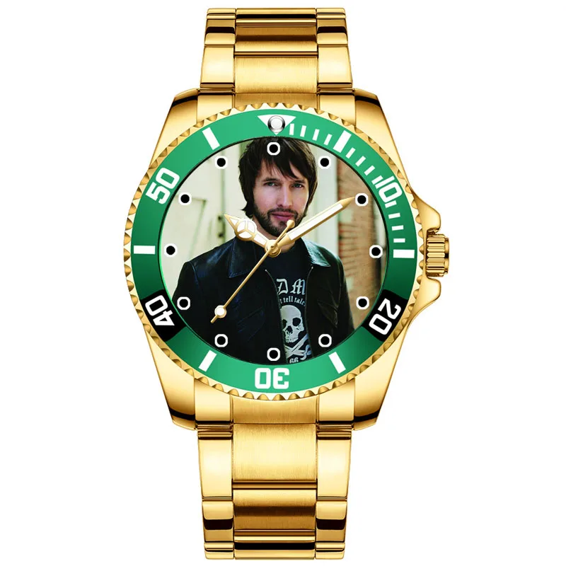 Изготовленный На Заказ часы личность Креативный дизайн клиентов фото печать