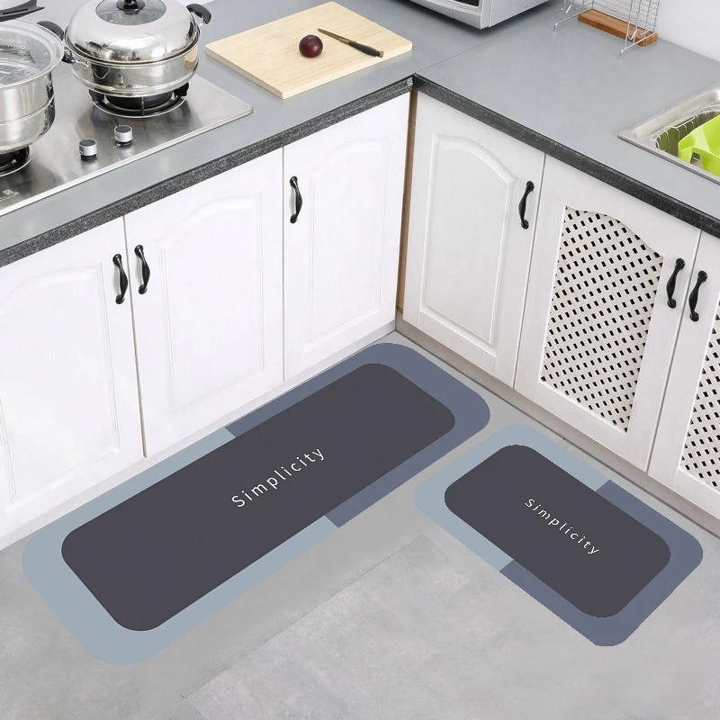 

Bathroom Mat Printed Doormat Carpet Quick Dry Floor Mats Easy To Clean Non-slip Kitchen Carpet Shower Room Doormat