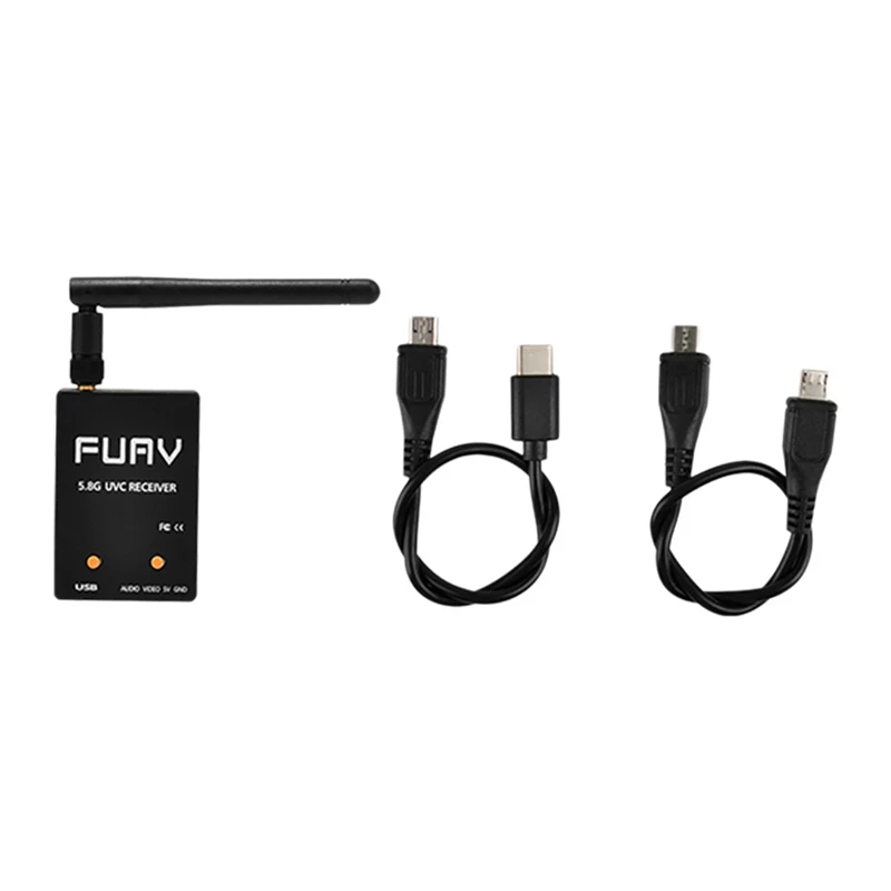 

FUAV 5.8G FPV UVC OTG Receiver for Android Mobile Phone Tablet+200/600Mw Video Lancher for RC Multirotor Fpv Racing Drone