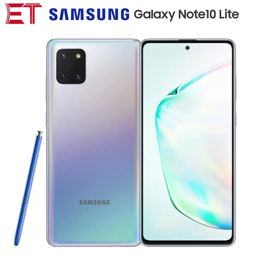 Смартфон Samsung Galaxy Note10 Lite телефон с экраном 128 дюйма 6 7x1080 P 2400 мАч камера 12 МП NFC Android