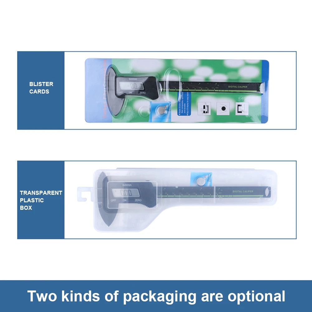 

LCD Digital Caliper Vernier Gauge Micrometer 0-150mm Digital Electronic Caliper for Inch Fractions Millimeter Conversion