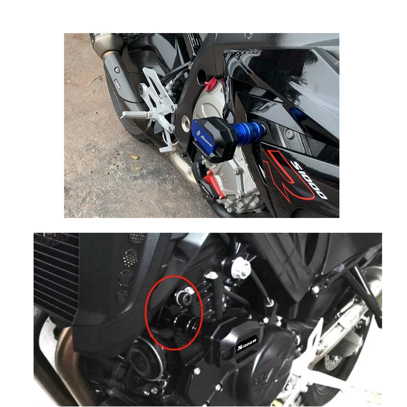 Защита двигателя для BMW S1000R 2017 2018 защитные слайдеры рамы аварийный коврик S1000 R