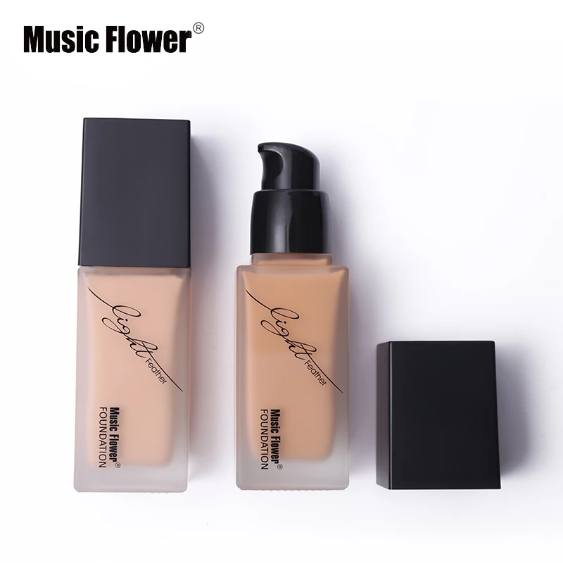 Музыкальный цветок 6 цветов Жидкая основа для макияжа полное покрытие кремовый