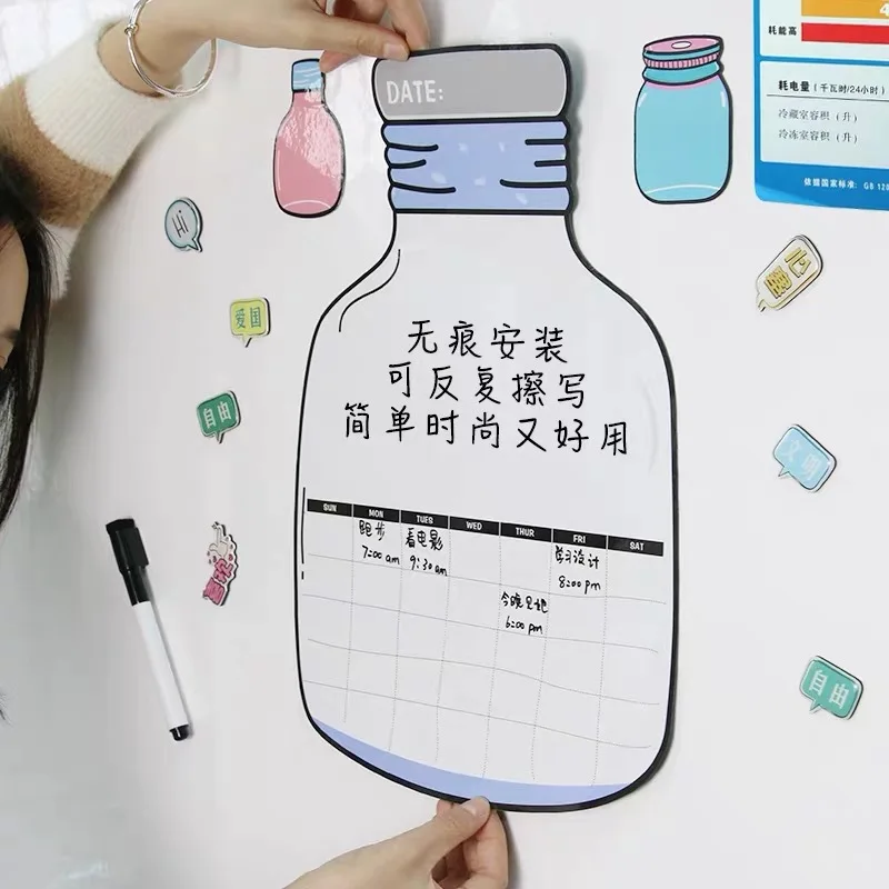 Настенная магнитная доска с мультяшным рисунком гибкие наклейки на холодильник