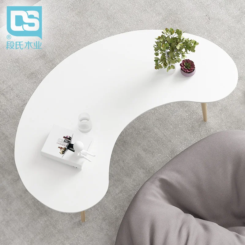 Чайный столик Ins из твердой древесины маленький семейный журнальный с низким