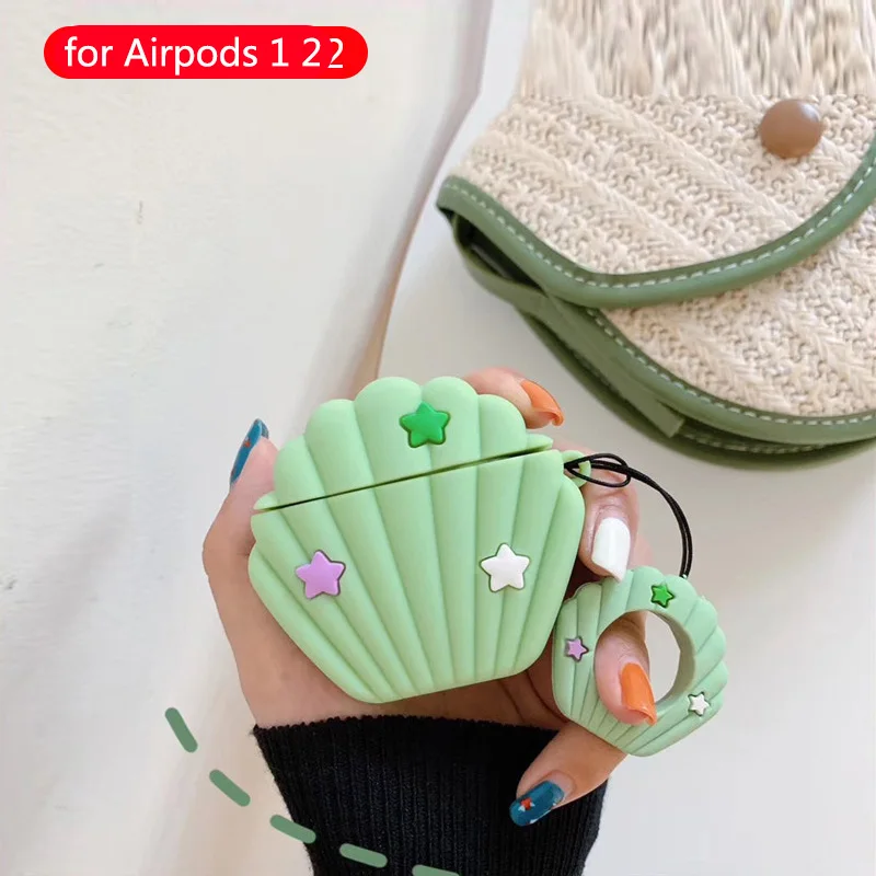 226 Мультяшные беспроводные bluetooth наушники чехол для Apple Airpods 1 2 Симпатичные Силиконовые Мягкие коробки гарнитура оболочка для Airpods защитный чехол - Цвет: 226