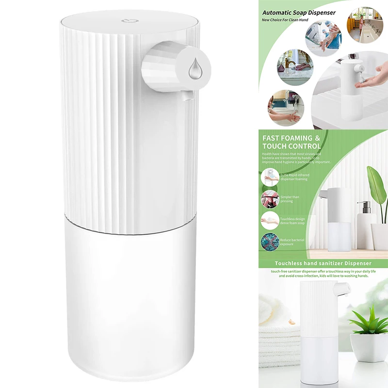 

Автоматический дозатор для мыла, 330 мл, водонепроницаемый Бесконтактный дозатор для мыла, работает от батарейки