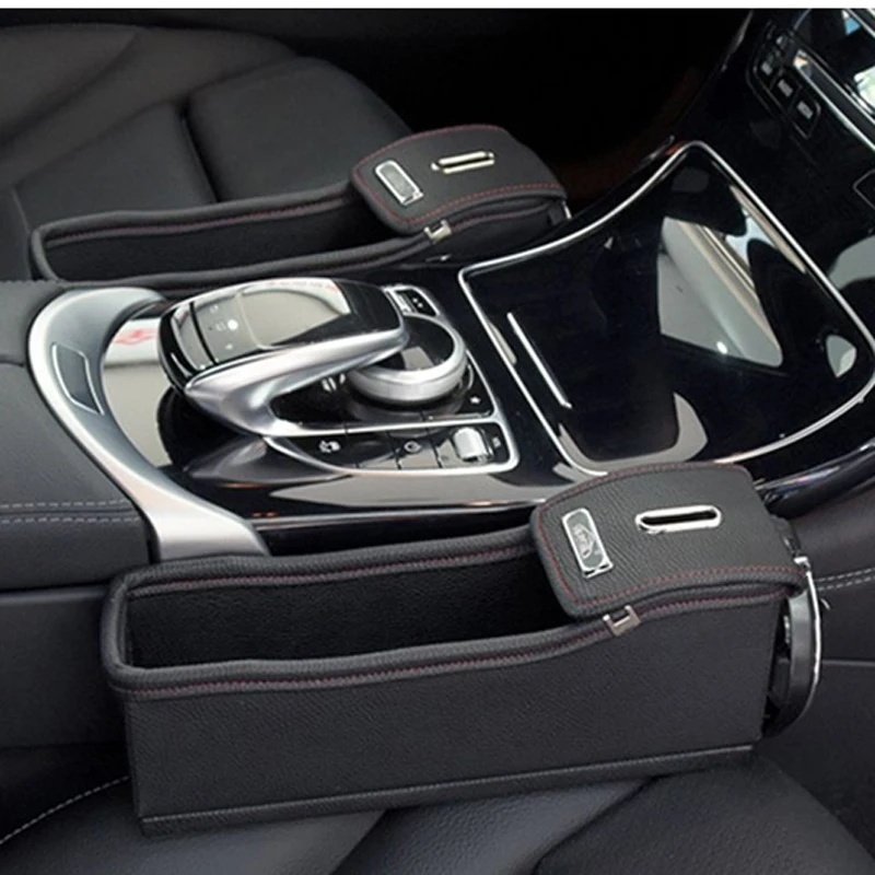 Автомобильный многофункциональный держатель для чашки кожаный Skoda Octavia Fabia Rapid