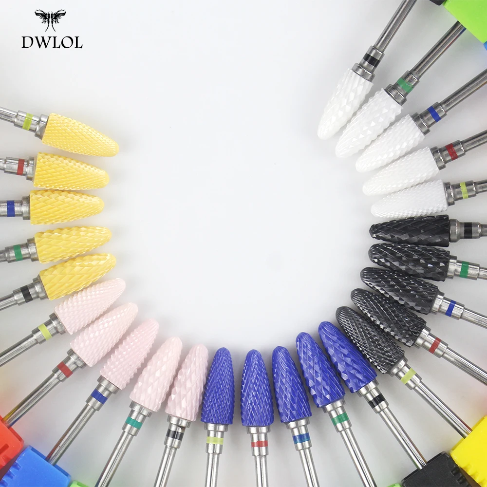 Цвет керамический сверло для ногтей Электрические маникюрные дрели станок