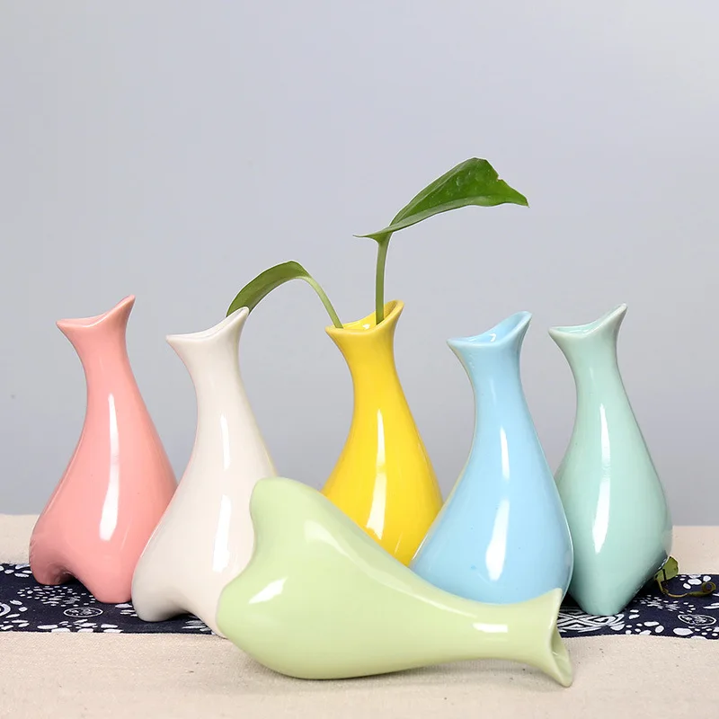 Керамическая ваза сухая Цветочная ремесла Современная гостиная обеденный стол