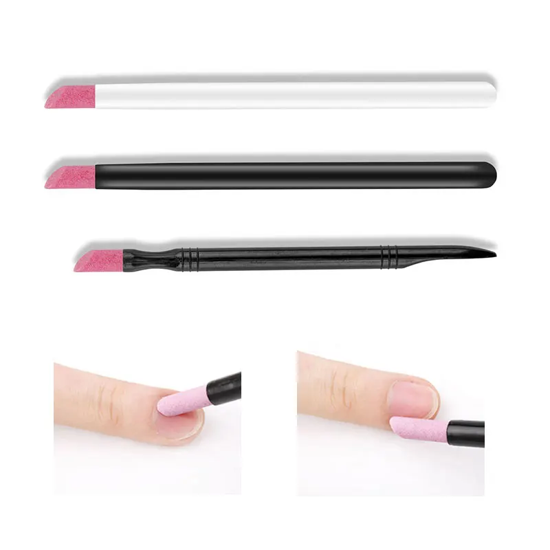 

3PCS Quartz Grinding Rod Double-End Manicure For Nails Art Non-Slip Nail Tools Cuticle Remover nails art accesoires