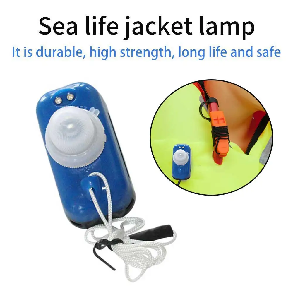 

Strobe Camping Hiking Seawater Flash Automatic Lamp Emergency Signal Safety Life Jacket Light Swimming Outdoor Survival Vest