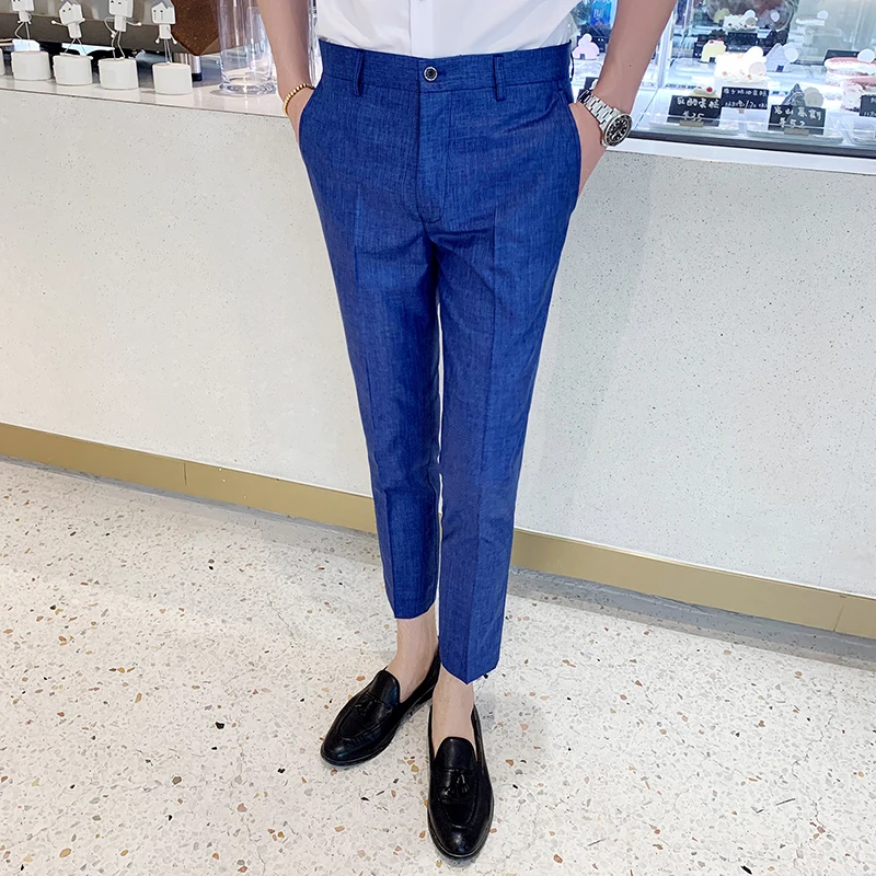 Костюм брюки мужские бар рабочие девять очков профессиональная одежда